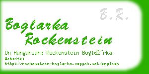 boglarka rockenstein business card